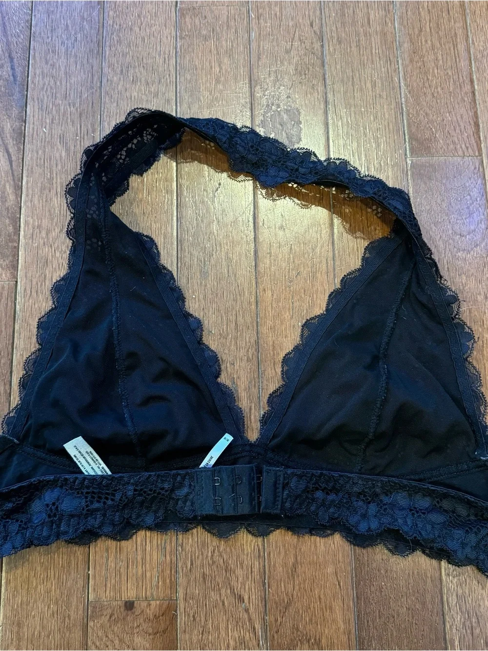 Free People Black Lace Bralette